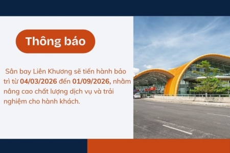 Sân Bay Liên Khương Tạm Đóng Cửa Từ Ngày 4/3/2026 - Giải Pháp Di Chuyển Đến Đà Lạt